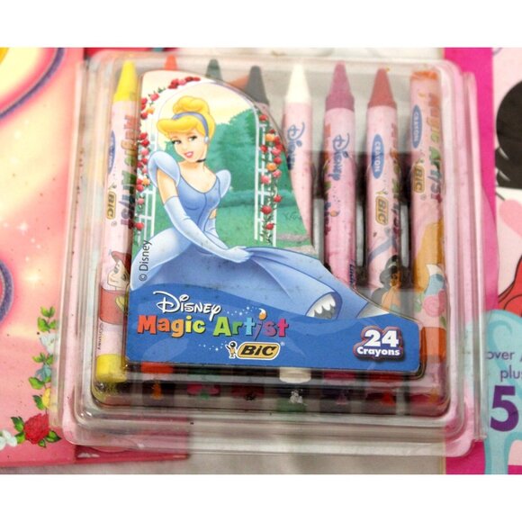 Disney Princess Activity Set Learn Write Color Wonder Crayons Play Pad Stickers - Picture 6 of 16